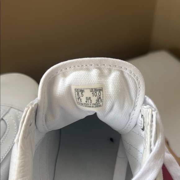 Vans White Old Skool Sneakers with Platform Sole - Picture 3 of 7